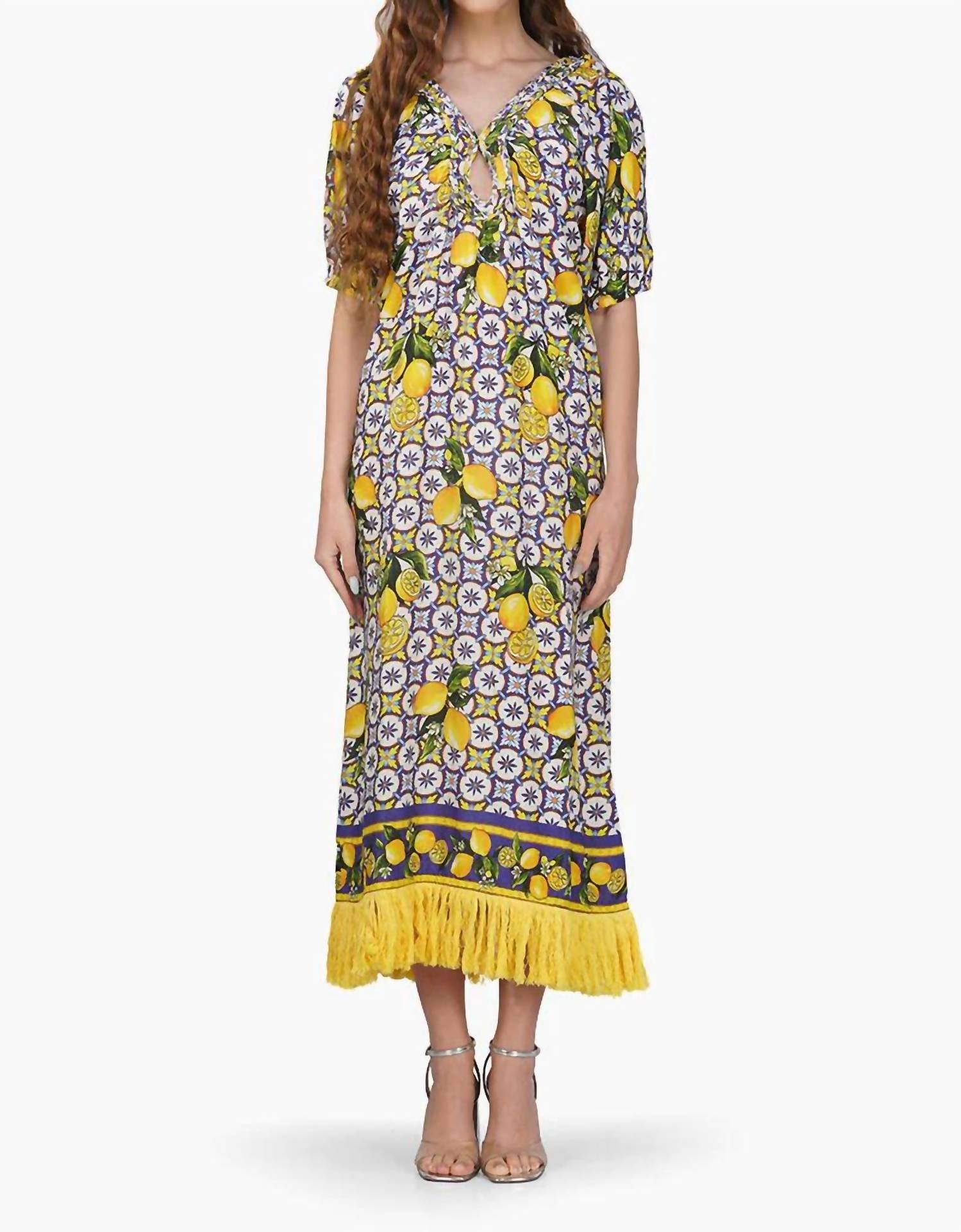 America & Beyond - Santorini Midi Dress