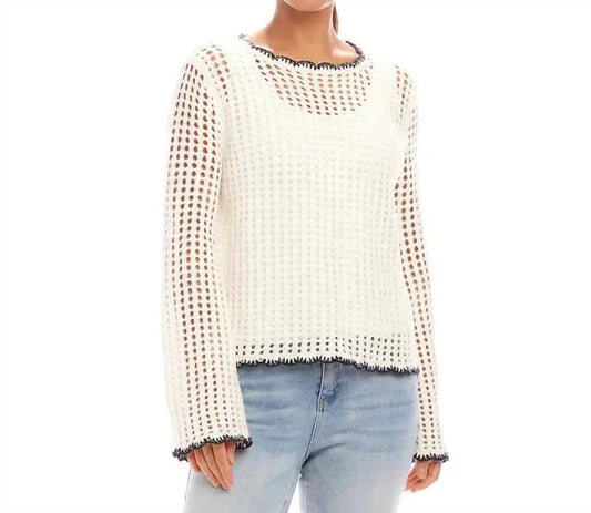Karen Kane - Nivita Crochet Sweater