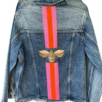 Tiana - Women 3d Bee Denim Jacket