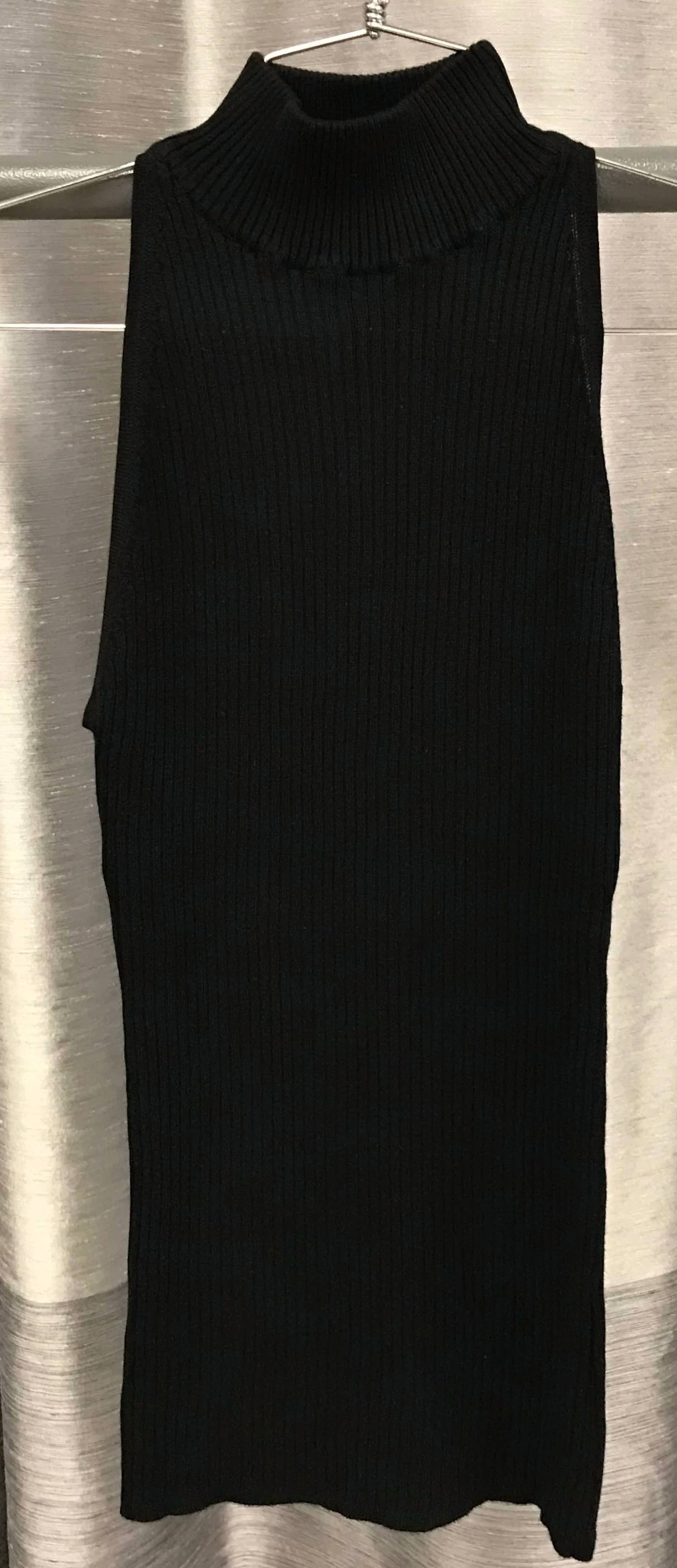 Autumn Cashmere - Women's Rib Mock Neck Halter Sweater