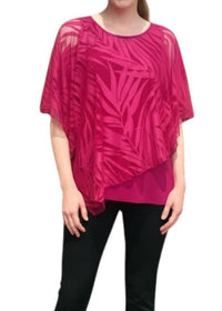 Michael Tyler - Short Sleeve Layered Flowy Tunic