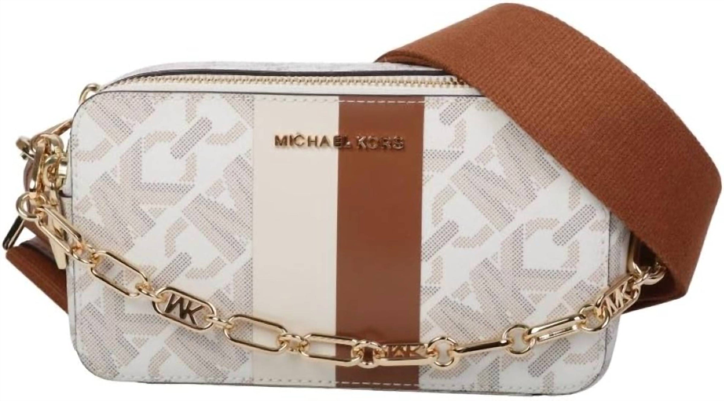 Jet Set Small Double Zip Camera Chain Xbody Bag