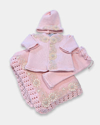 Gita - Girl's 2pc Sequence Sweater With Hat