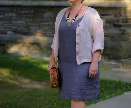 Vikolino - Sheer Linen Top