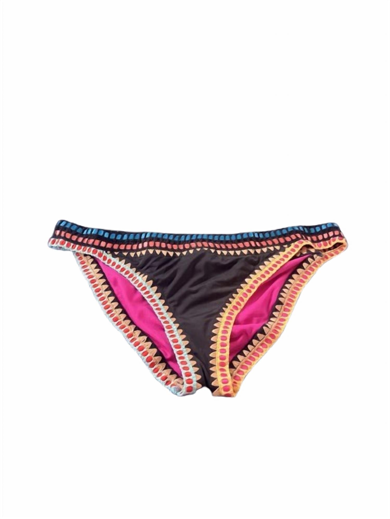 Bar Iii - Women's Be Weave It Cheeky Bikini Bottom