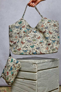 Pol - Women's Butterfly Meadow Tote Bag