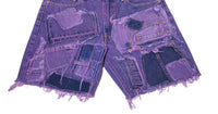 Knotwtr - Patched Denim Shorts