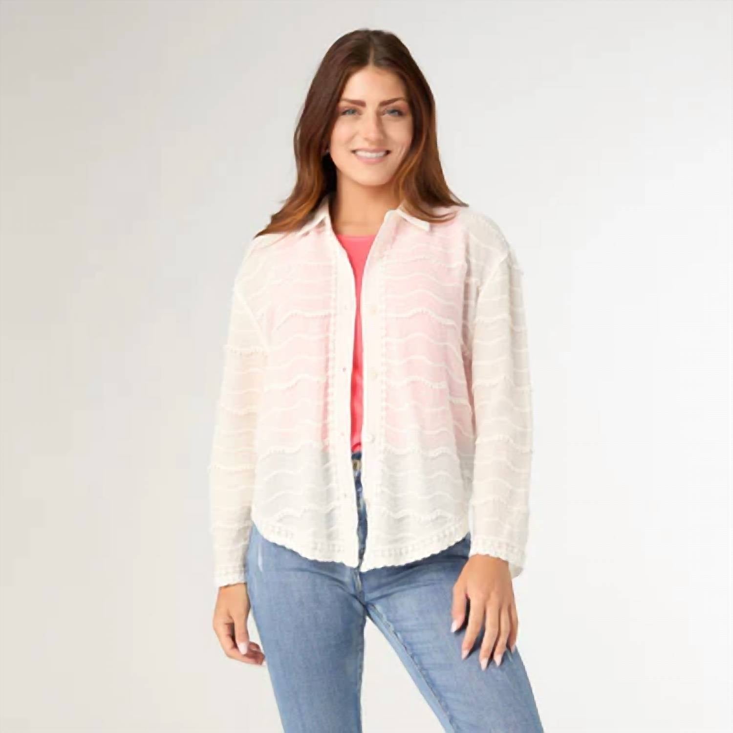 Coco + Carmen - Jenny Button Front Top
