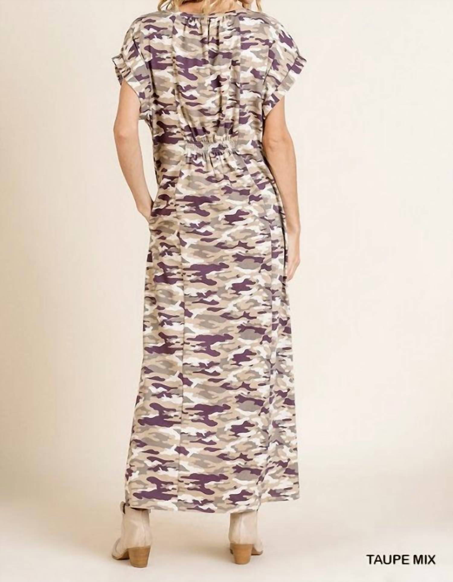 Umgee - Camo Maxi Dress