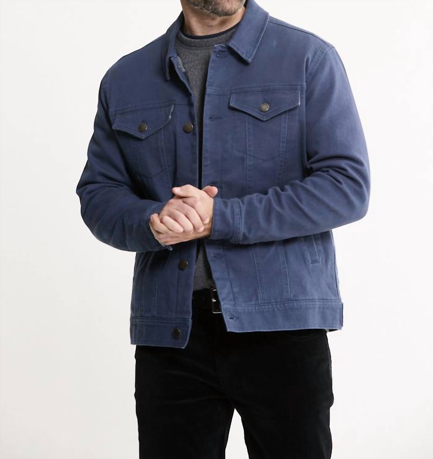 Jachs New York - Lined Bull Denim Trucker Jacket