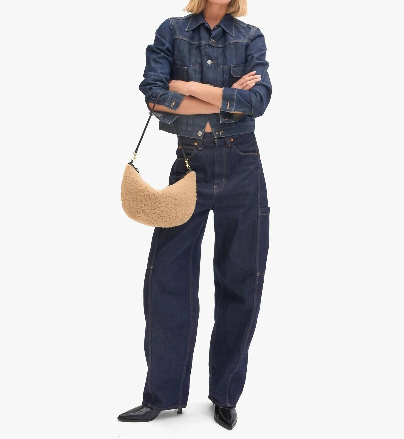 Clare V. - Women's Lune Shearling Bag