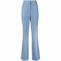 Salvatore Ferragamo - High Waisted Silk Trousers