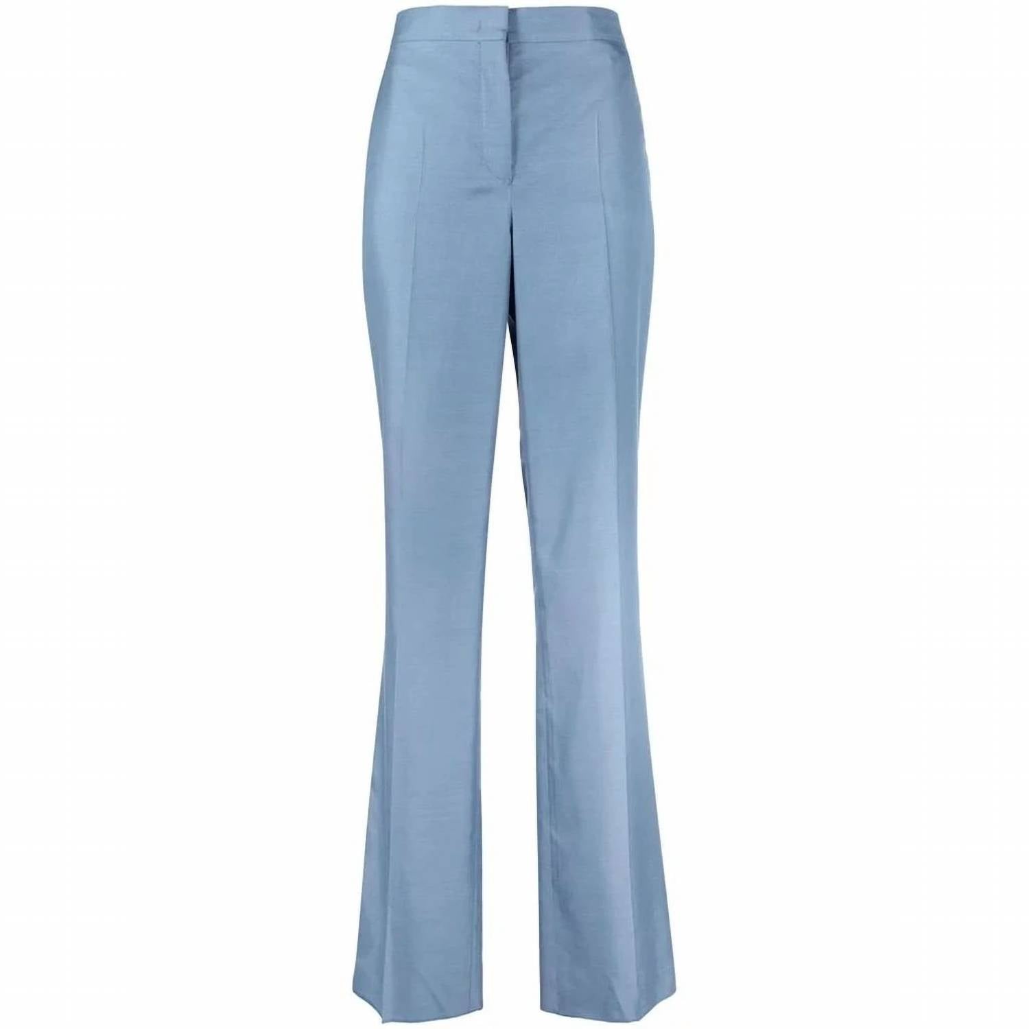 Salvatore Ferragamo - High Waisted Silk Trousers