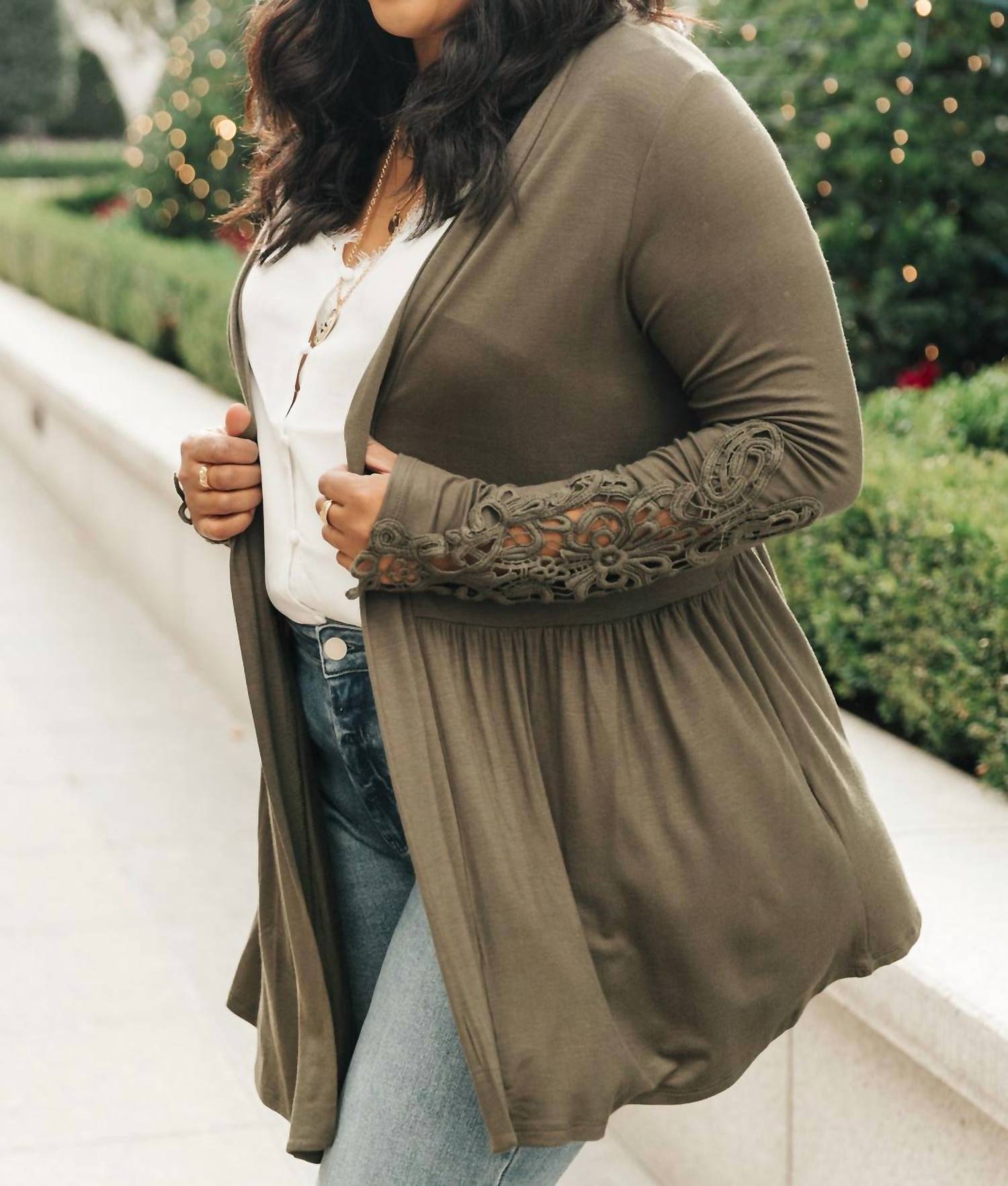 Hailey & Co - Little Bit Of Lace Cardigan
