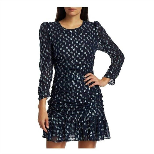 Tanya Taylor - Polka Dot Raven Mini Ruffle Dress