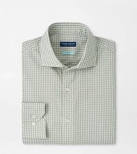 PETER MILLAR Dante Cotton Sport Shirt in light willow - men's shirt - alternate view