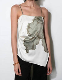 Greylin - Lennon Side Tie Asymmetric Cami Top
