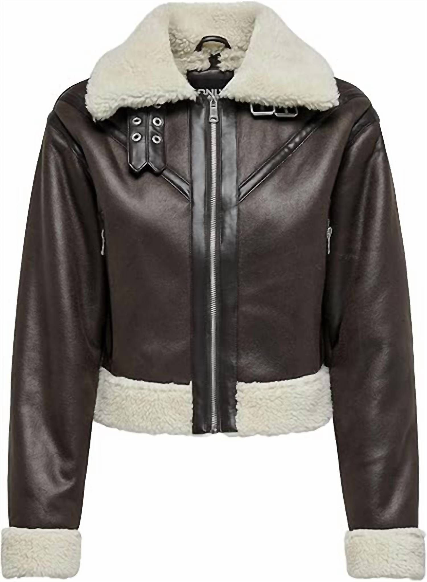 Olivaceous - TOPSFIELD FUR CONTRAST JACKET