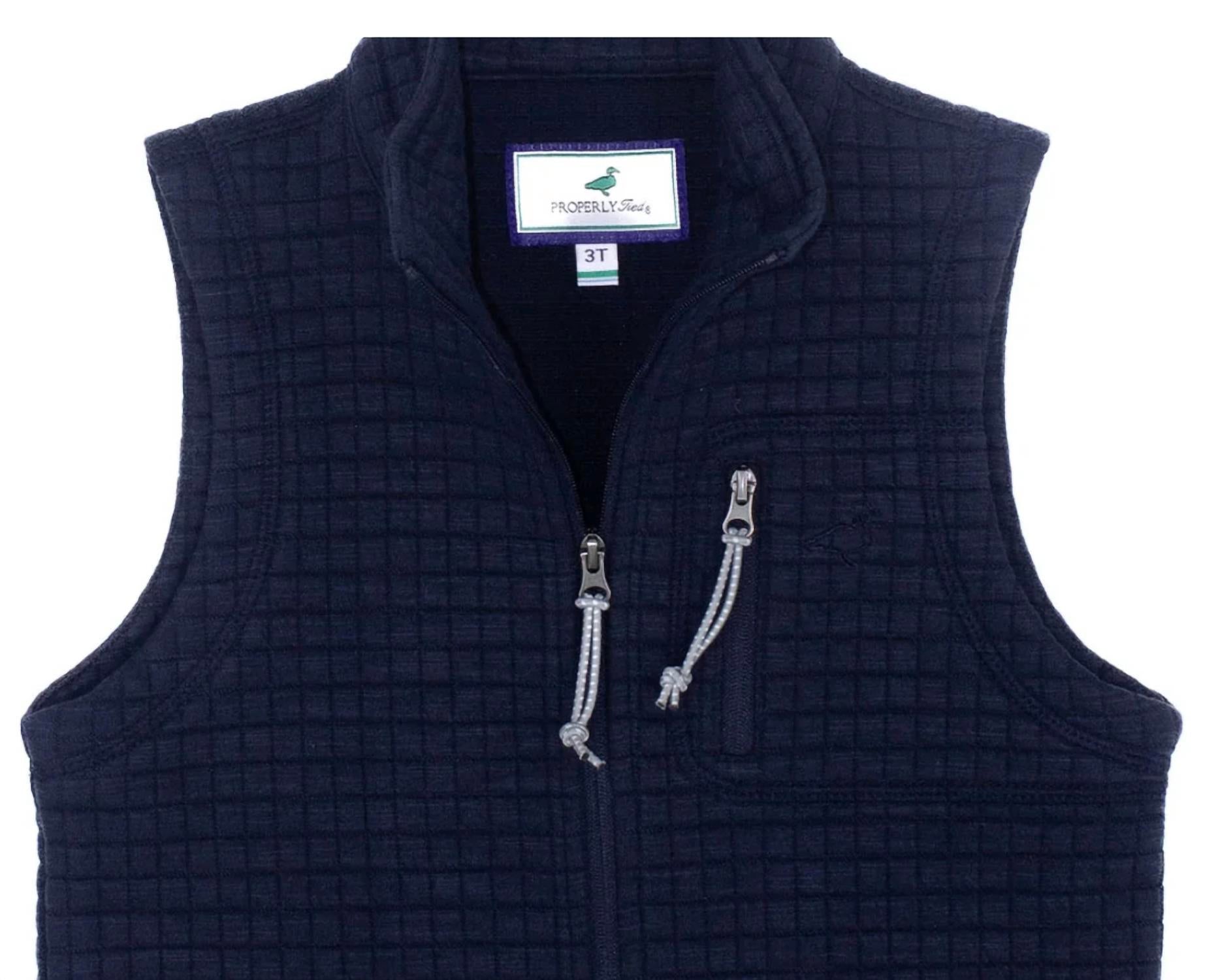 Properly Tied - Boy's Delta Vest
