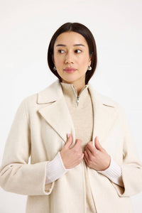 Brodie Cashmere - Knitted Half-zip Collar Dickey