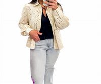 Jacquie The Label - Light & Layered Eyelet Shacket