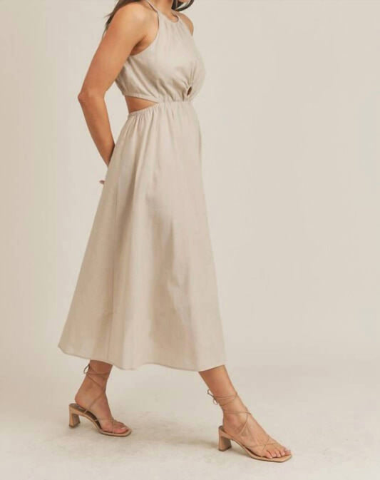 &Merci - Cut Out Midi Dress