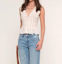 Heartloom - Nona Sleeveless Ruffle Top