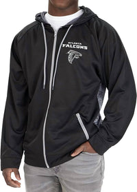 Zubaz - Men's NFL Atlanta Falcons Hoodie With Team Color Viper Liner
