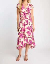 Caballero - Lila Midi Wrap Dress