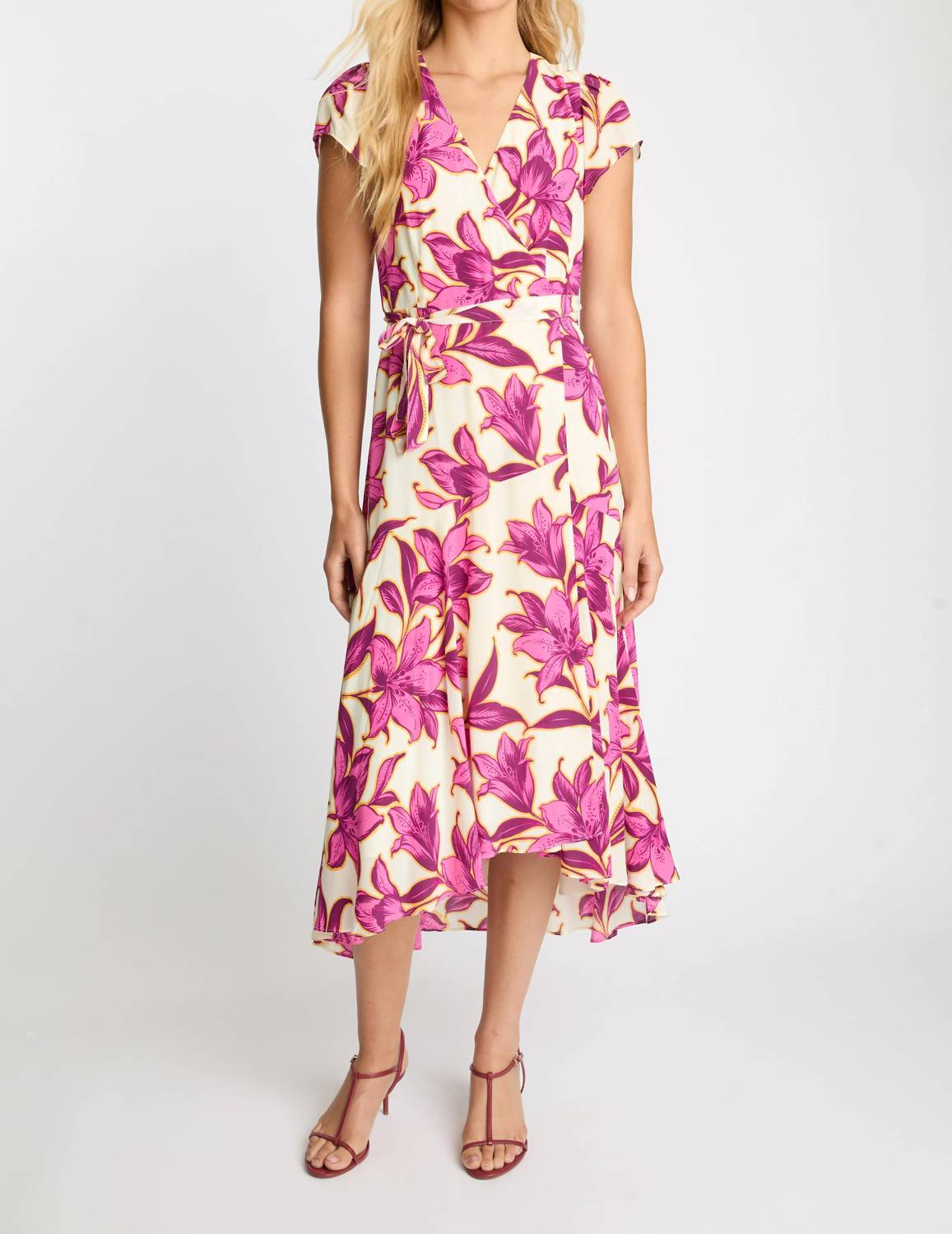 Caballero - Lila Midi Wrap Dress