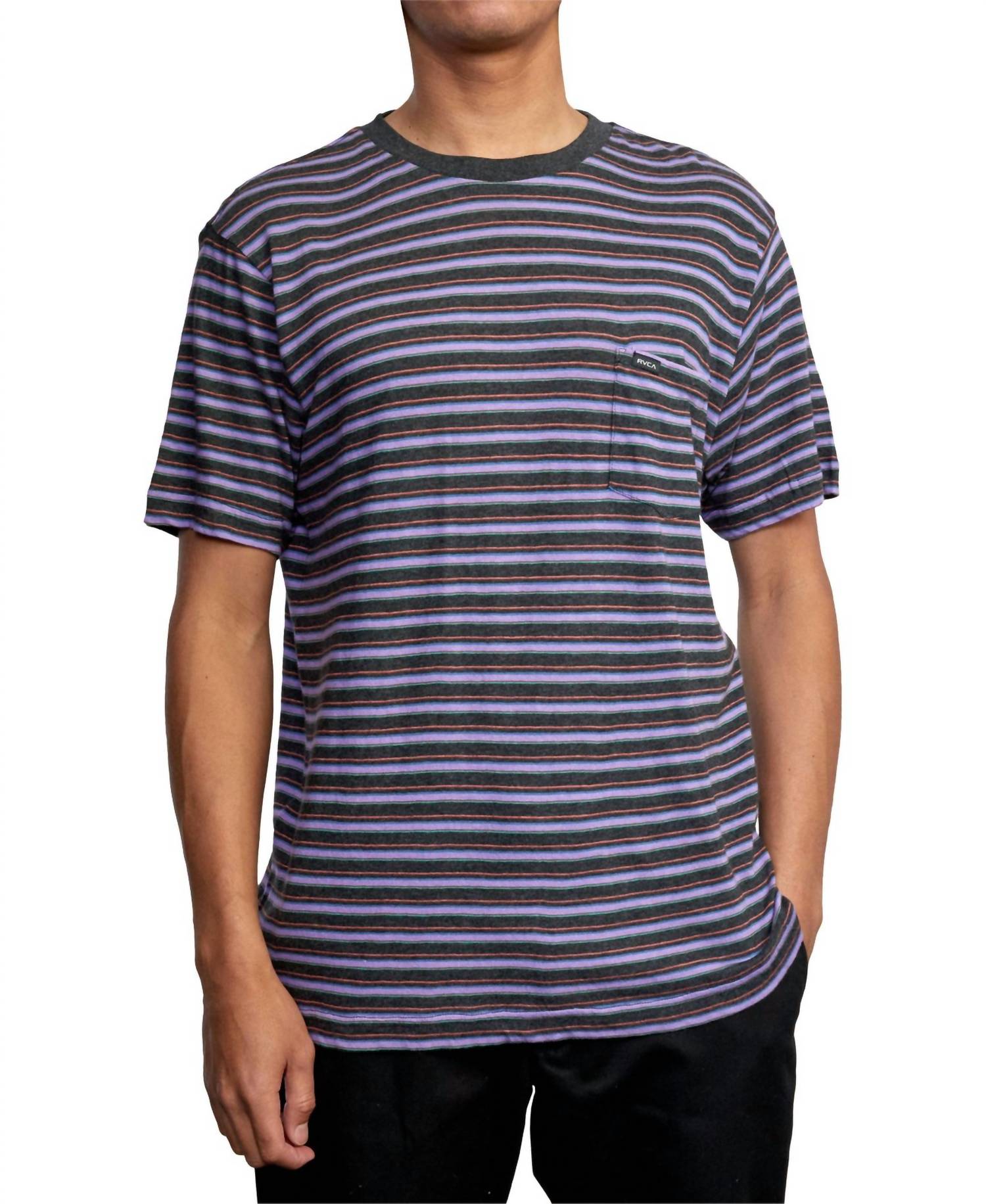 Rvca - Men's Knit Crew Neck T-shirt
