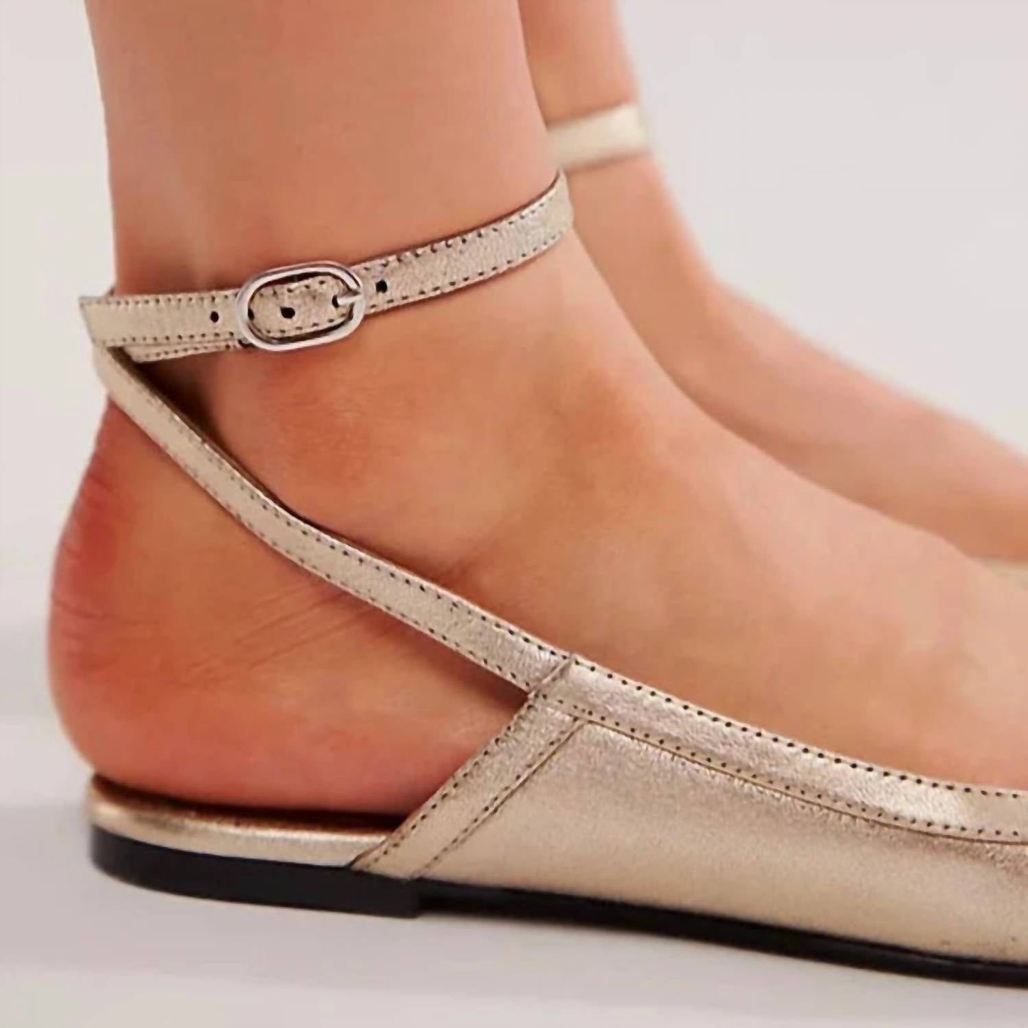 Free People - Women's Jules Point Wrap Flats