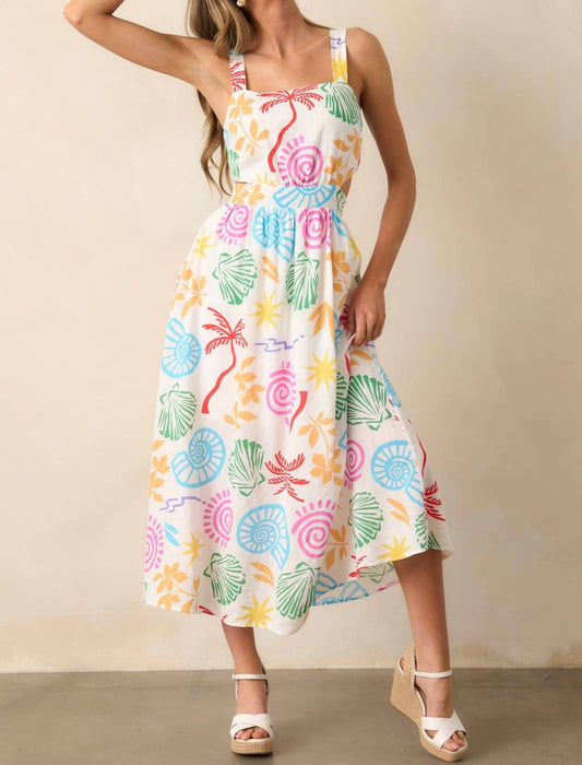 Illa Illa - Tropics Cutout Midi Dress