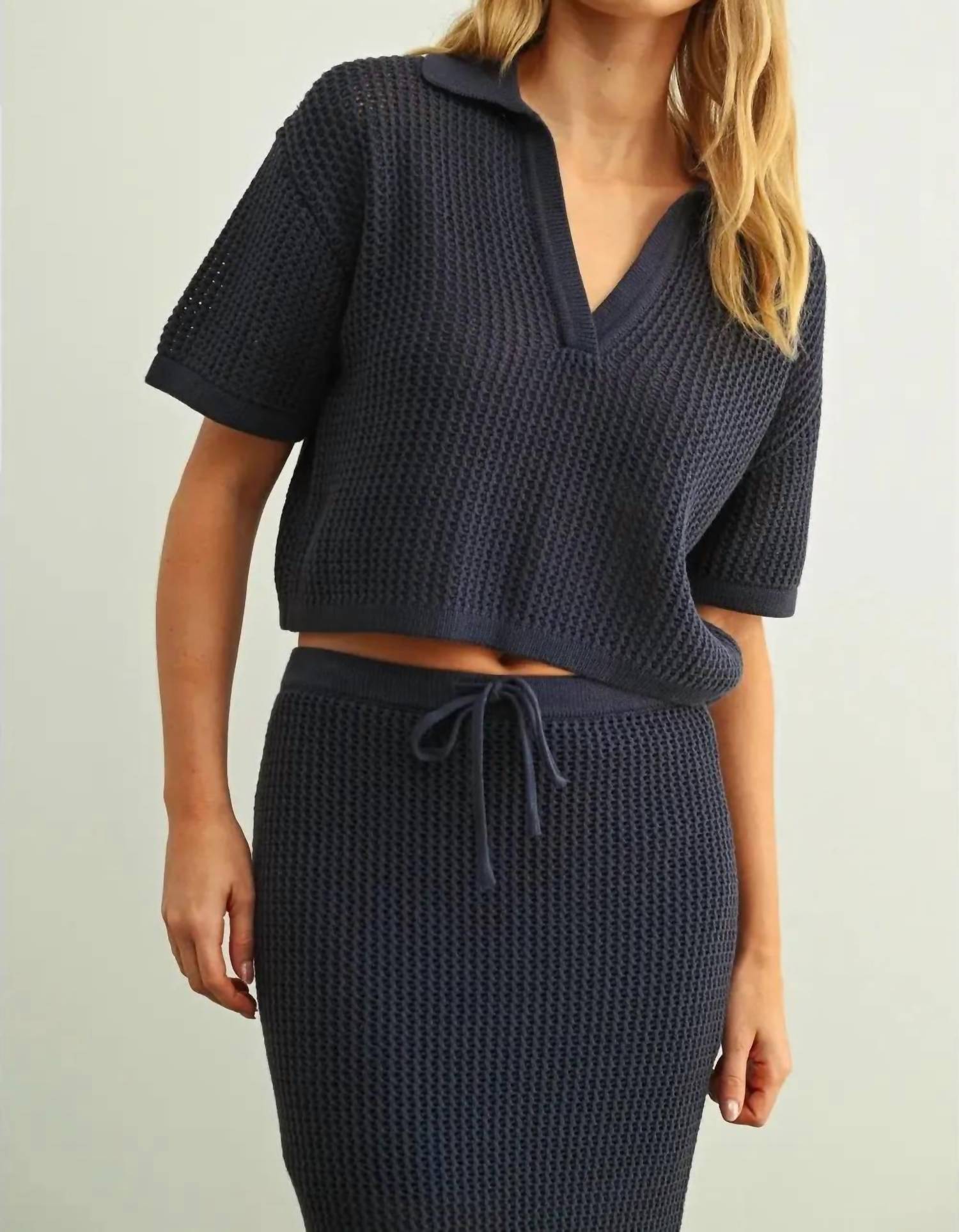 Miou Muse - Alexa Crochet Top
