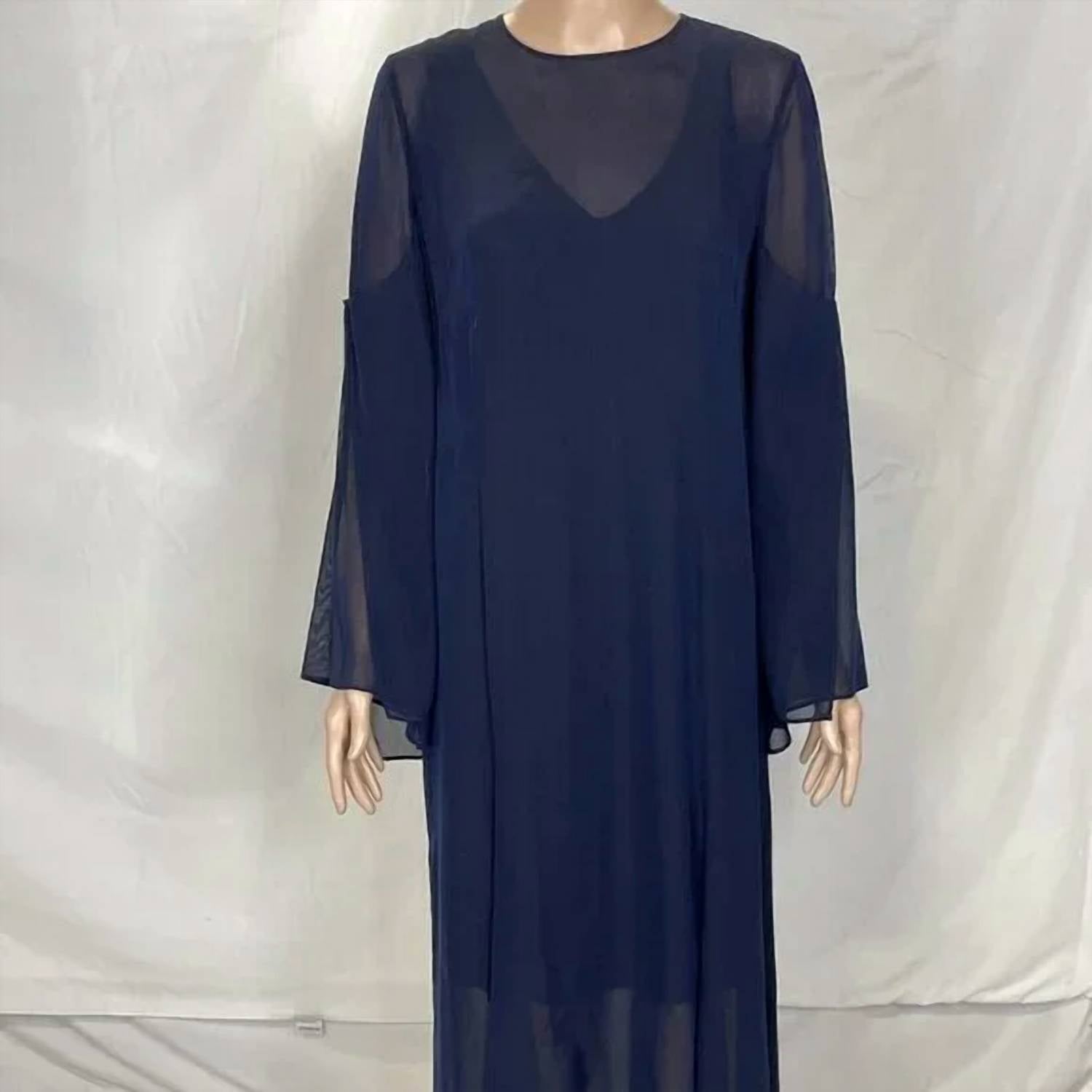 Akris Punto - Sheer Long Sleeve Dress With Liner