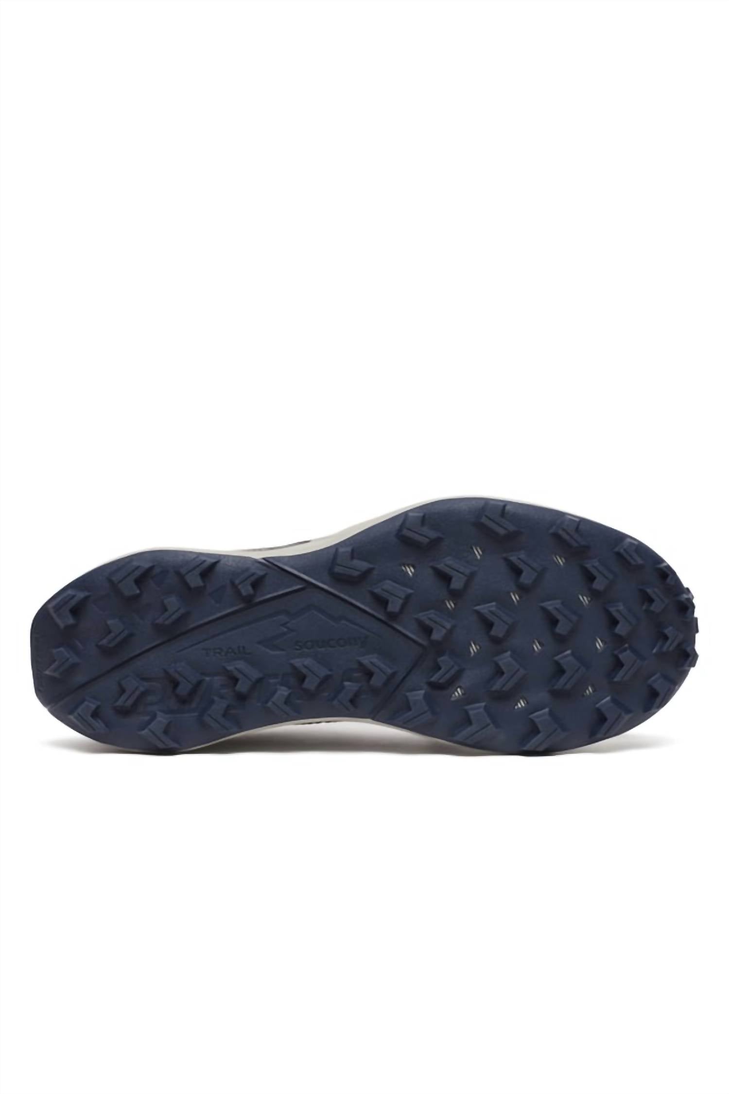 SAUCONY Men's Peregrine 15 Traill Shoes in cinder navy bleu - men's shoe - view 5