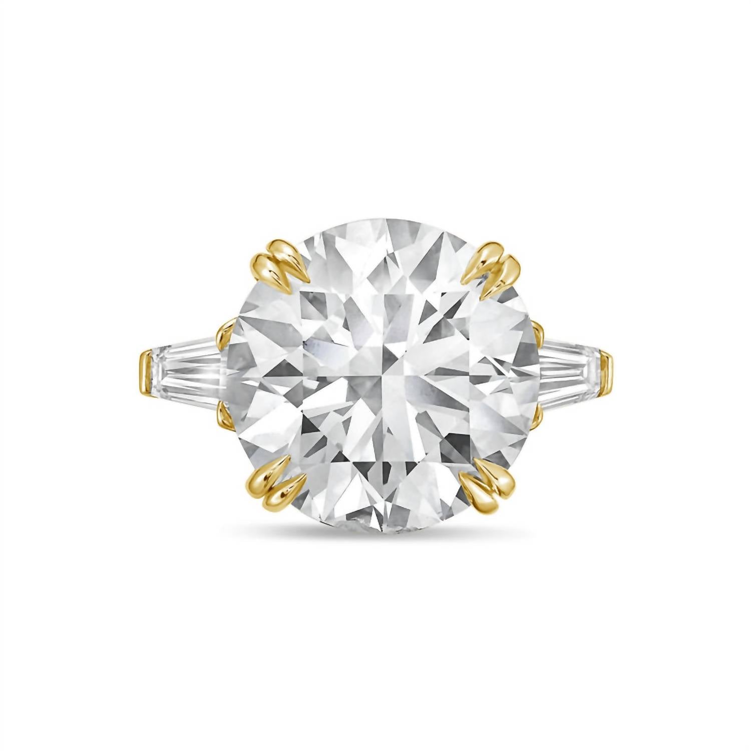Diana M Jewels - Women's Round & Baguette Lab-grown Diamond Jewelry Ring (4.00 Ct) - Signature Plus