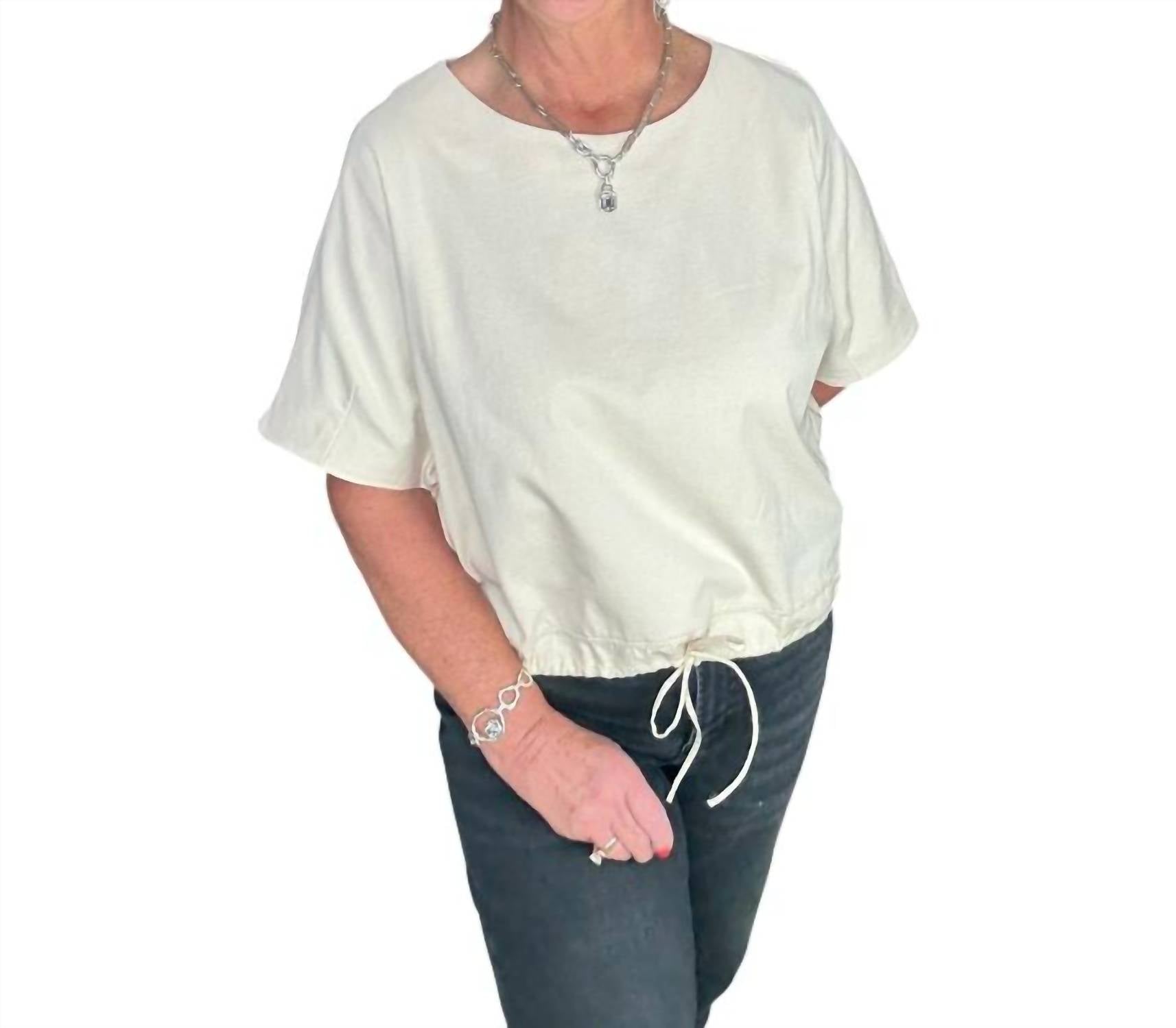Entro - Waist Tie Dolman Top