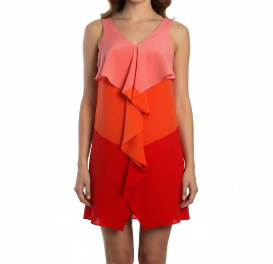Suzi Chen - Silk Color Block Dress