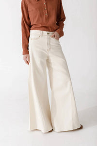 Savia - Wide leg Detailed Jean