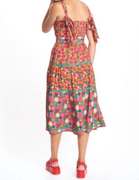 Emily Lovelock - Kathleen Multi Print Midi Sundress