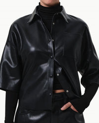 Citizens Of Humanity - Frances Cropped Cape Button Up Shirt