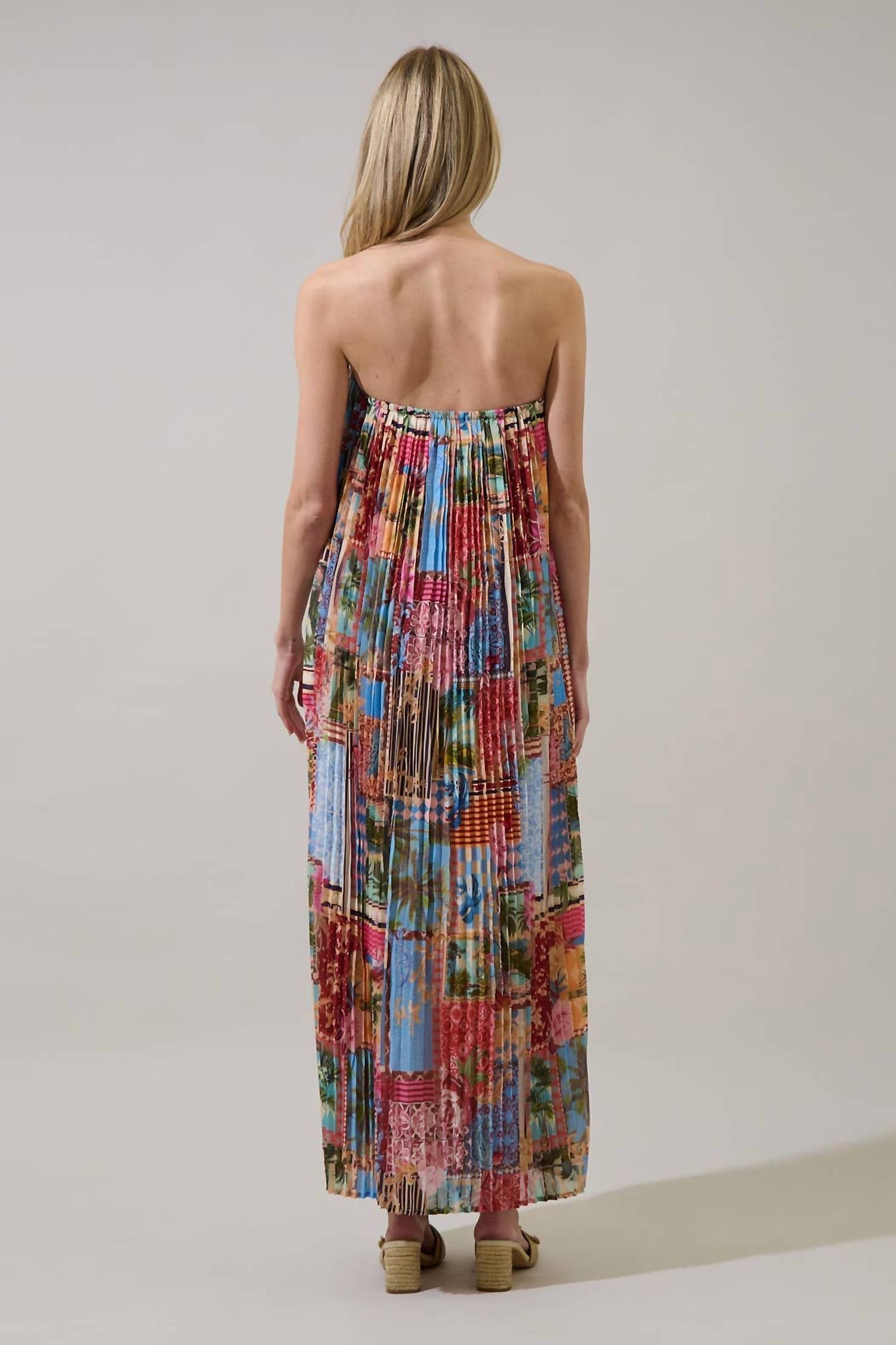 Sugarlips - Isabela Pleated Maxi Dress