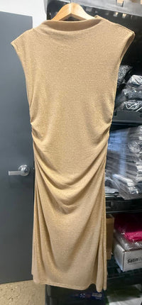 Kld. Signature - Women's Mock Neck Side Shirring Dress