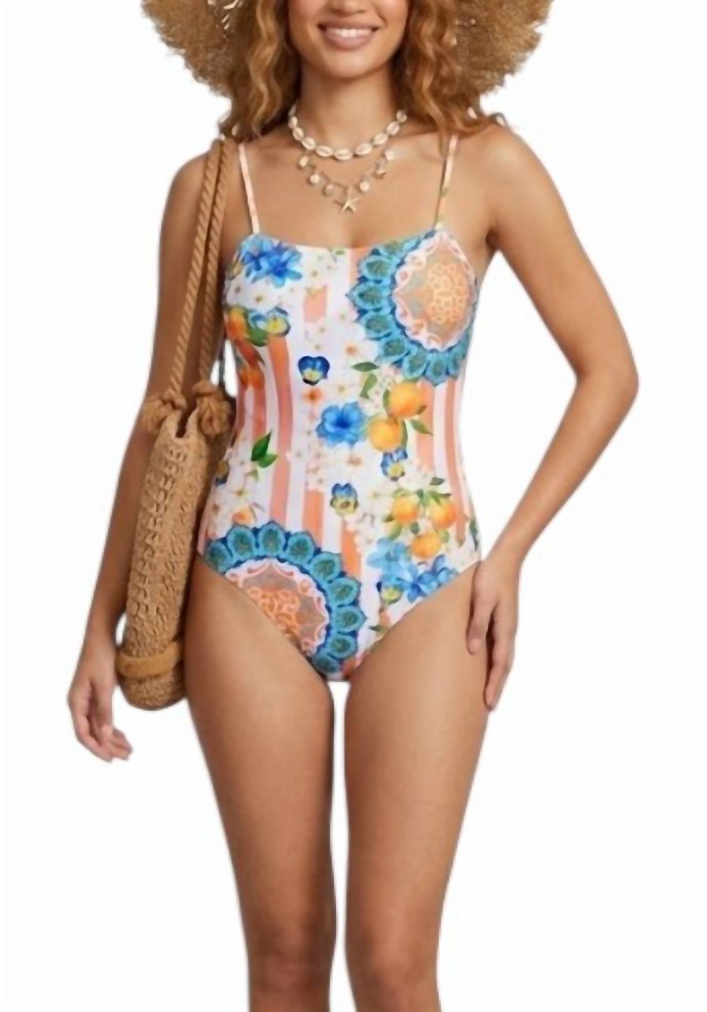 Tfy Collection - Citrus One Piece Swim Suit