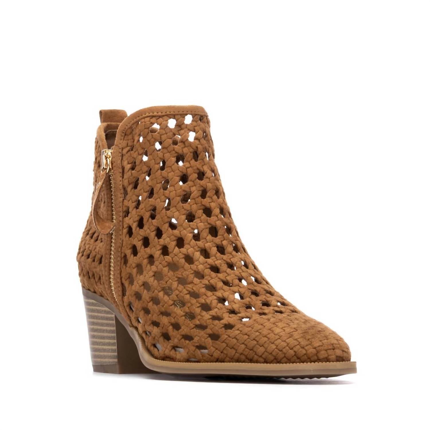 Xti Women's Ankle Boots in camel - women's shoe