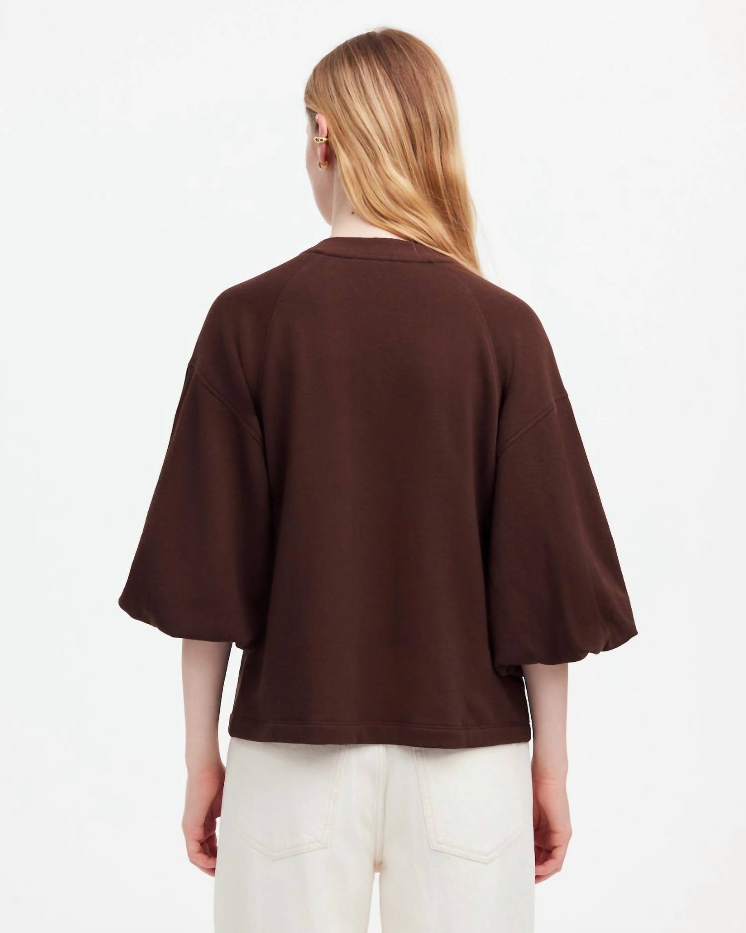 Madewell - Puff-sleeve Sweatshirt Tee
