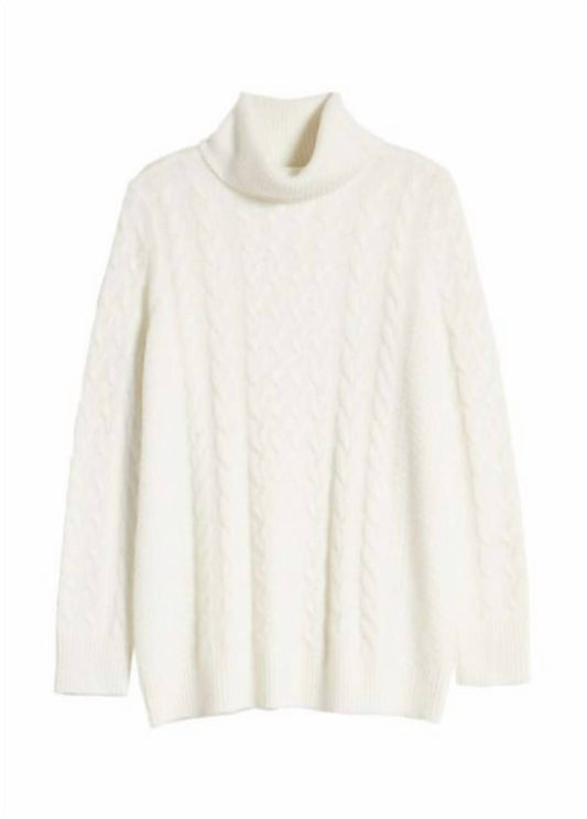 Halogen - Atlantic Pacific Wool Blend Turtleneck Sweater