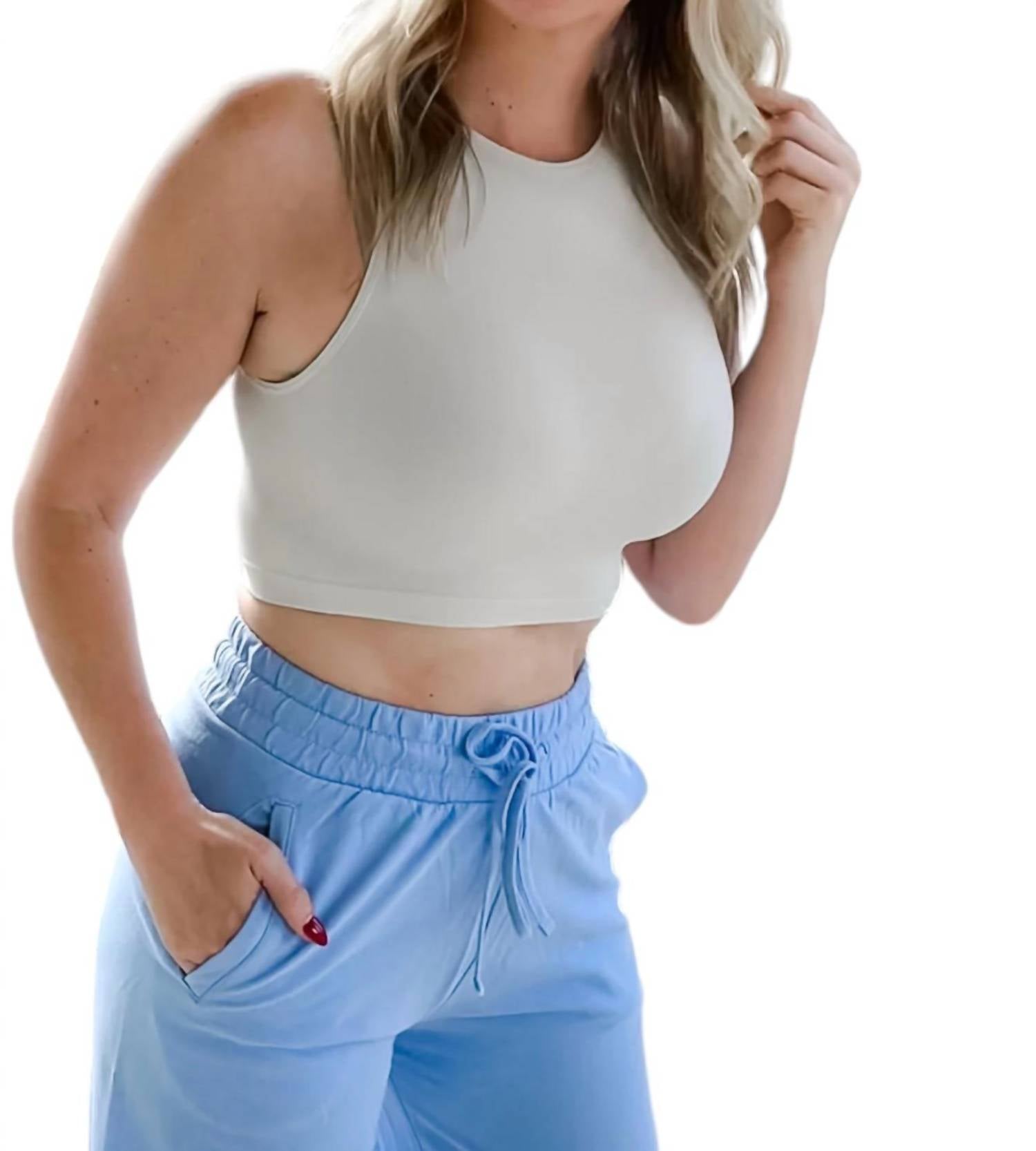 Zenana - Seamless Crop Top Bralette