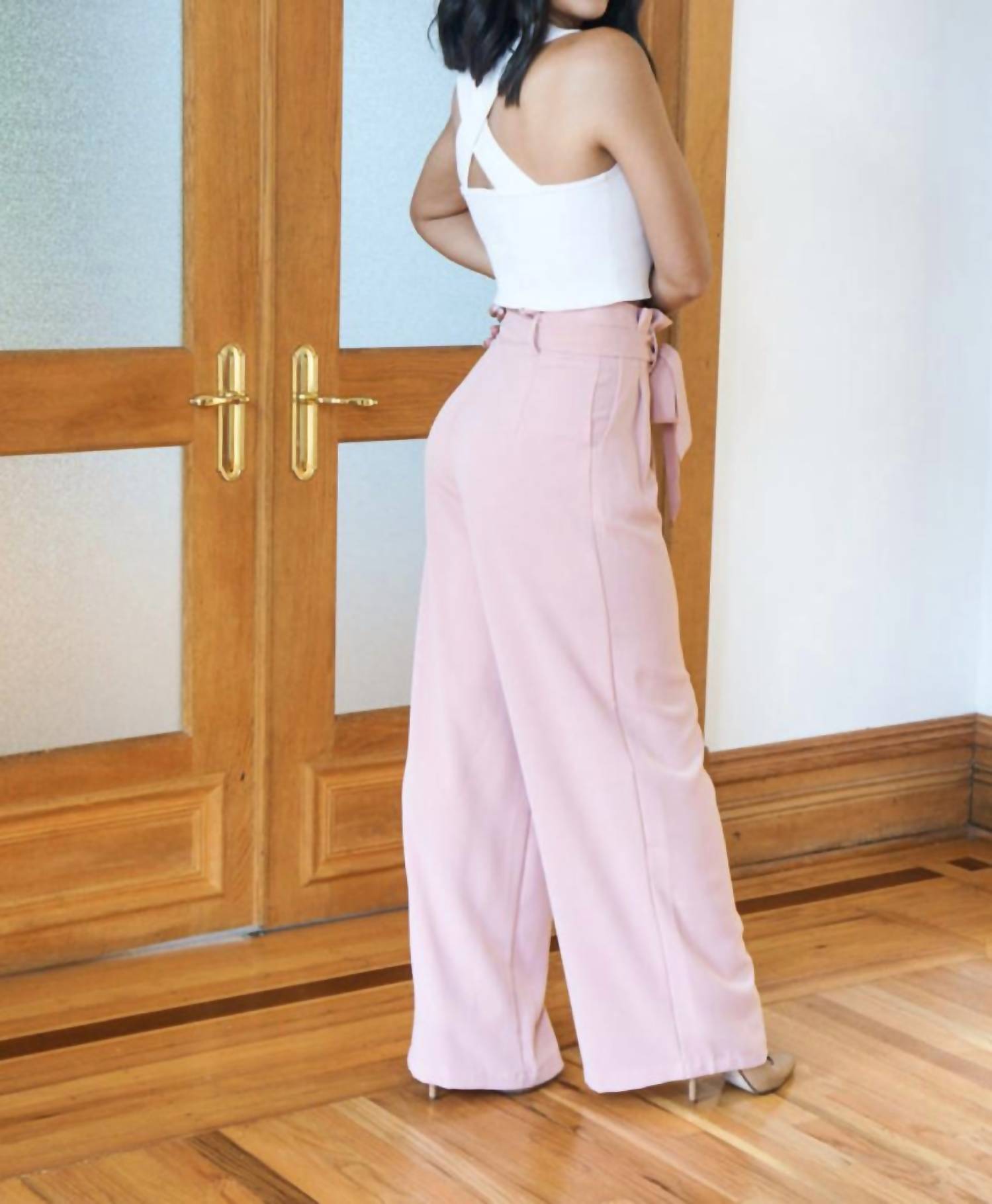Do+Be - Wide leg pants with belt